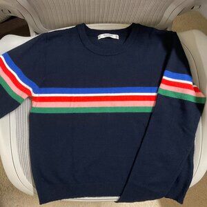 Pull&Bear Multi Stripe Sweater